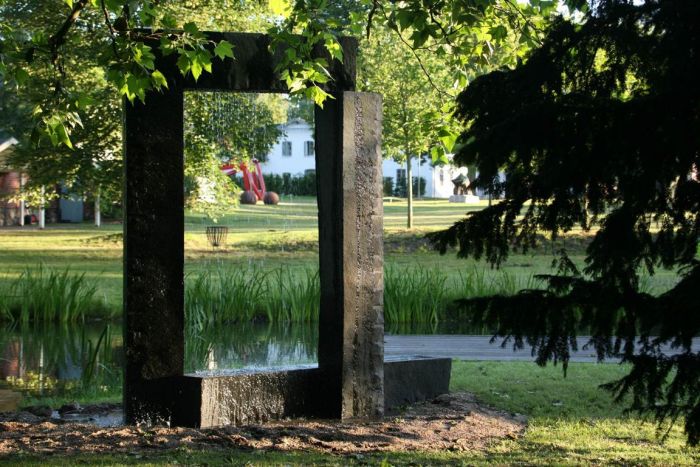 Gate of the winds, Granite Fountain 2007, H 3,6, Nordart Germany 2009