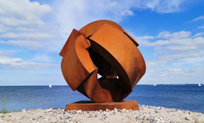 5 Bridges, 2020, H 3m, Corten