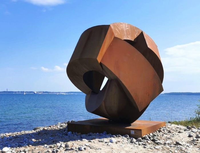 5 Bridges III, 2020, H 3m, Corten, Strande 2021